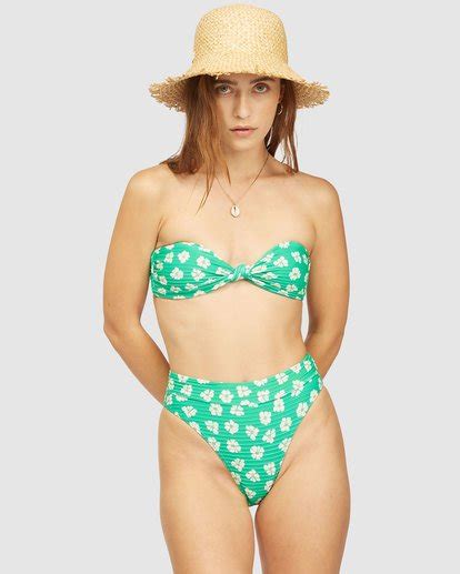 Wrangler Goin Green Lulu Bandeau Bikini Top Billabong