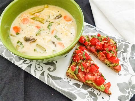 Creamy Lemon Vegetable Soup And The Mother Of All Avocado Toasts