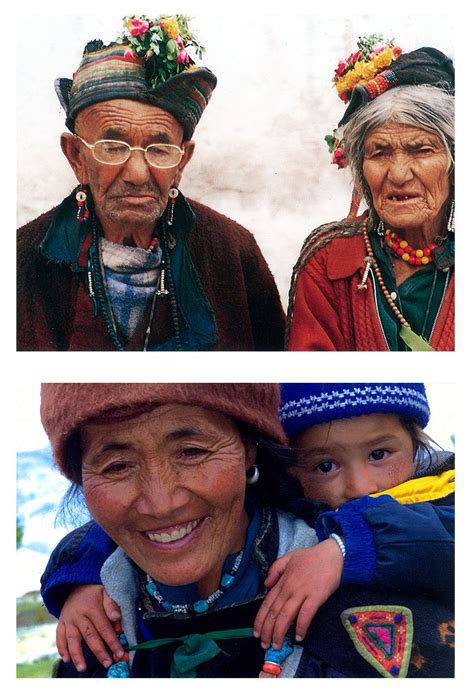 Ladakhi People - 2 Postcards