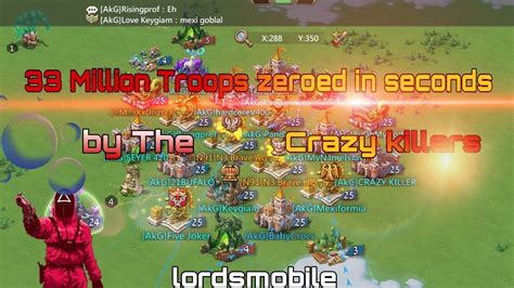 Million Troops Zeroed In Seconds By The Crazy Killers Lordsmobile