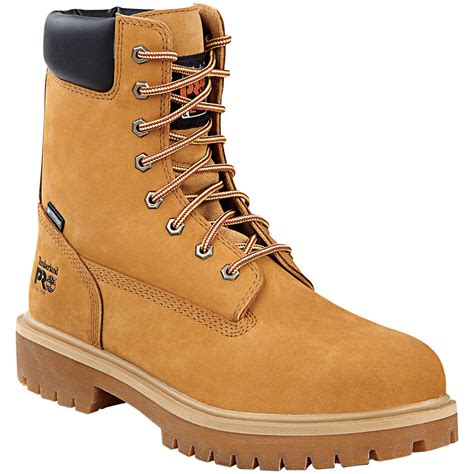 Timberland Pro 8 Direct Attach Mens Size 15 Wide Width Wheat Steel