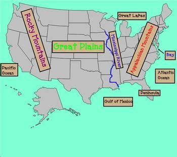 United States Landforms Map Project