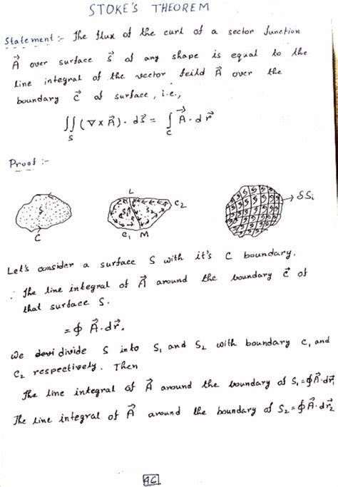 PHE Lecture 15 Stokes Theorem OneClass