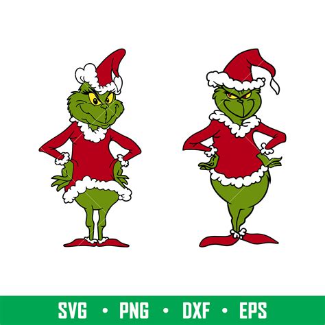 Grinch Santa Claus Bundle, Grinch Santa Claus Bundle Svg, Ch | Inspire ...