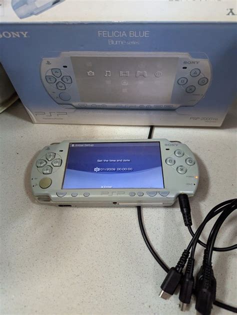 Sony Psp Series Felicia Blue Boxed Playstation Portable Boxed New