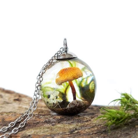 Terrarium Necklace Etsy