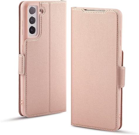 Aunote Samsung S21 5G Case Wallet Flip Cover With Card Holder