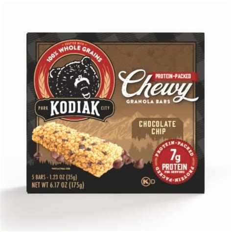 Kodiak Cakes Granola Chocolate Chip Chewy Bars 7g Of Protein Pack Of