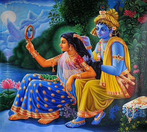 Radha And Krishna Romantic Wallpapers Wallpaper Cave