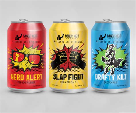 Craft beer cans design on Behance