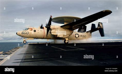 Us Navy An E C Hawkeye Assigned To The Black Eagles Of Carrier