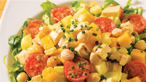 Salade De Poulet Et Mangue Les Recettes De Caty