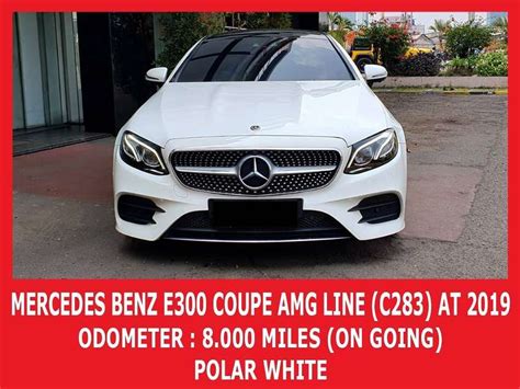 Mercedes Benz E300 Coupe Amg Line C283 At 2019 Mobil Bekas 913540977