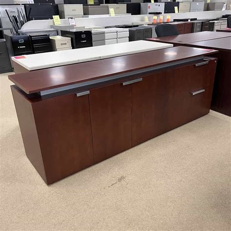 Bernhardt Mahogany Credenza Drawer Lateral File With Door