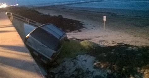 Parked Suv Sent Over Seawall Local News The Daily News