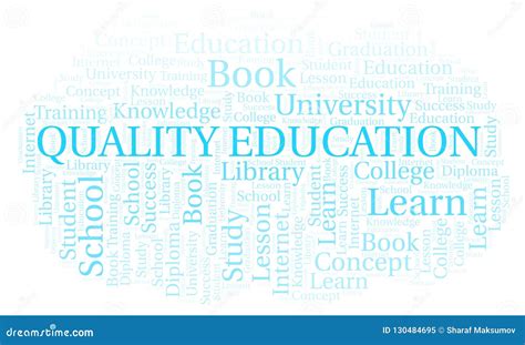 Quality Education Word Cloud Stock Illustration Illustration Of