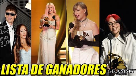 Lista Completa De Ganadores De Los Grammys 2024 Ganadores Grammys