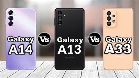 Samsung Galaxy A14 5g Vs Samsung Galaxy A13 5g Vs Samsung Galaxy A33 5g Comparison Youtube