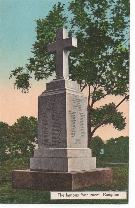 Ahuja 445 The famous Monument, Rangoon | Chasing Chinthes