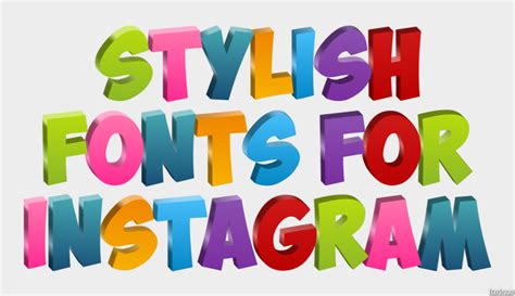 Stylish Fonts For Instagram Text Effect and Logo Design Font