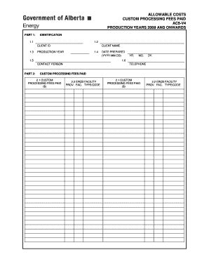 Fillable Online Energy Alberta AC5 V4 Alberta Energy Energy Alberta