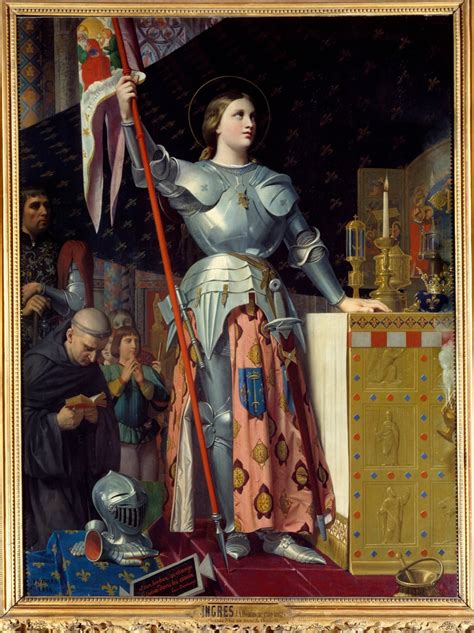 Portrait De Jeanne D Arc Au Sacre De Charles Vii