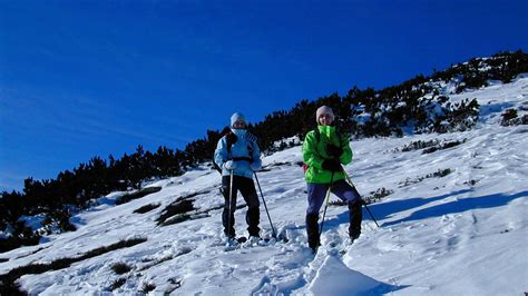 Schneeschuhrunde Auf Dem Rax Plateau Bahn Zum Berg