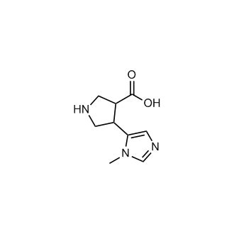 1493663 87 8 4 1 Methyl 1h Imidazol 5 Yl Pyrrolidine 3 Carboxylic