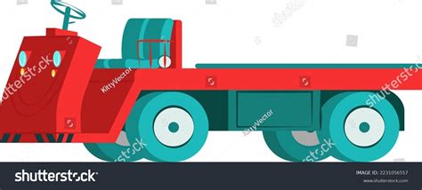 Forklifts Reliable Heavy Loader Truck Vector Stock Vector Royalty Free