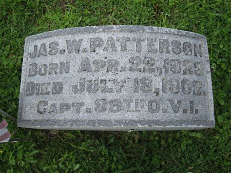 James Webster Patterson 1825 1902 Find A Grave Memorial