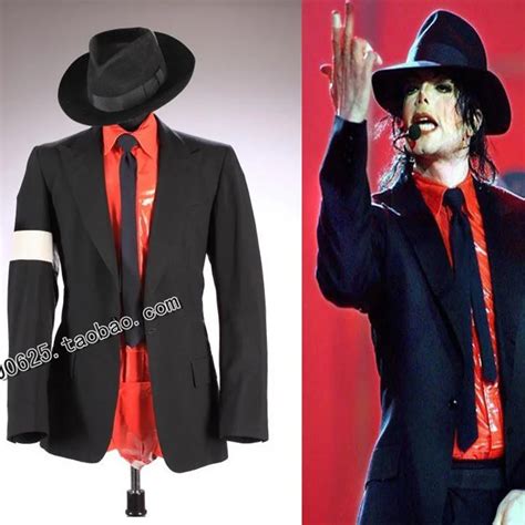 Mj Michael Jackson Dangerous Jam Bad Tour Chaqueta Negra Punk Blazer