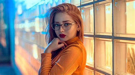 4503696 Red Dress Depth Of Field Glasses Women Outdoors Portrait Women Red Lipstick