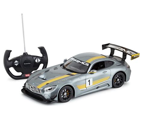 Rastar RC Mercedes AMG GT3 Silver Yellow Catch Co Nz