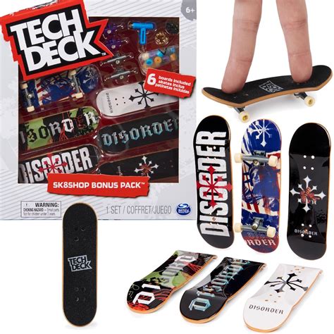 Tech Deck Zestaw Sk8shop 6 Deskorolek Bonus Pack Disorder Akcesoria