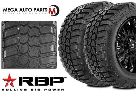 2 X RBP Repulsor MT RX 33x12 5x22 109Q Mud Terrain M T Tires Tires