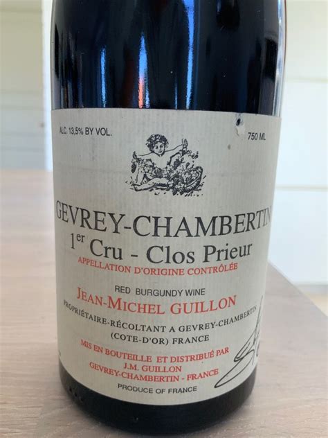 Jean Michel Guillon Gevrey Chambertin Er Cru Clos Prieur France