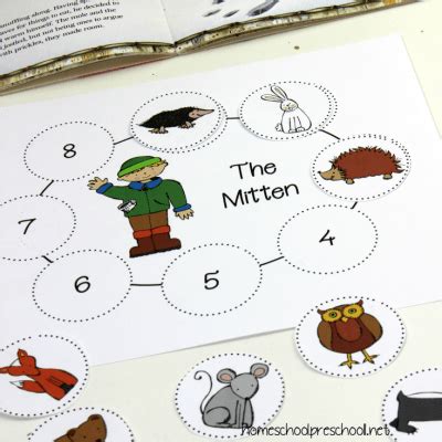 Free Jan Brett's The Mitten Story Sequence Activities