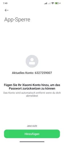 Xiaomi App Sperre Verwenden Techbone