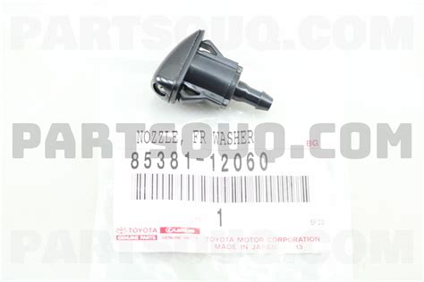 NOZZLE SUB ASSY WASHER 8538112060 Toyota Parts PartSouq