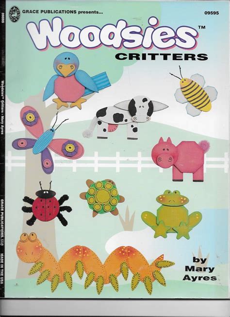 woodsies whimsies wood craft pattern booklets  choose book ebay