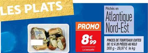 Promo Pinces De Tourteaux Cuites Chez Netto Icatalogue Fr