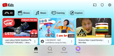 Youtube Kids App Now Actually Looks Like Youtube Mashable