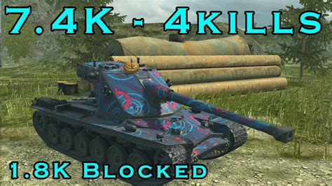 Kranvagn Mastery 7 4K DMG 4 Kills 1 8 K Blocked WoT Blitz YouTube