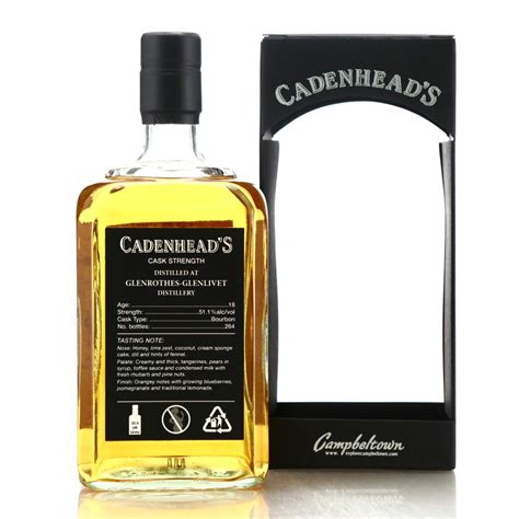 Glenrothes 18 Year Old Cadenheads Small Batch Whisky Auctioneer