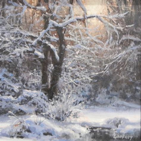 Melting Snow Shenandoah Valley Michael Godfrey Highlands Art Gallery