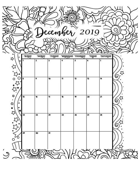 Welcome December Coloring Pages