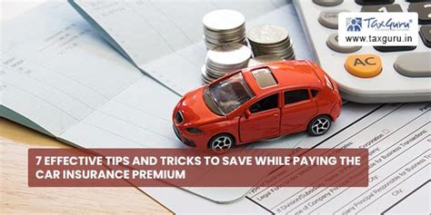 7 Effective Tips And Tricks To Save While Paying The Car Insurance Premium