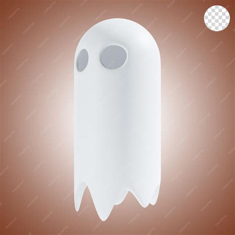 Premium PSD | Ghost halloween 3d illustration