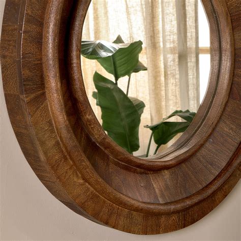 Kayia Acacia Wood Mirror — Kayu Home