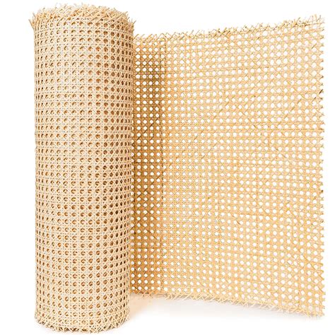 Buy 18 Width Rattan Cane Webbing Roll 9 Feet Hexagon Weave Rattan